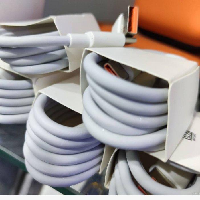 کابل شارژر  تایپ سی 6A قابلیت انتقال دیتا  100 درصد فست  پورت نارنجی