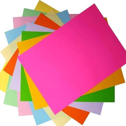 کاغذ تحریر مهدکودک ویژه کار دستی A4 بسته 10 رنگ مختلف
