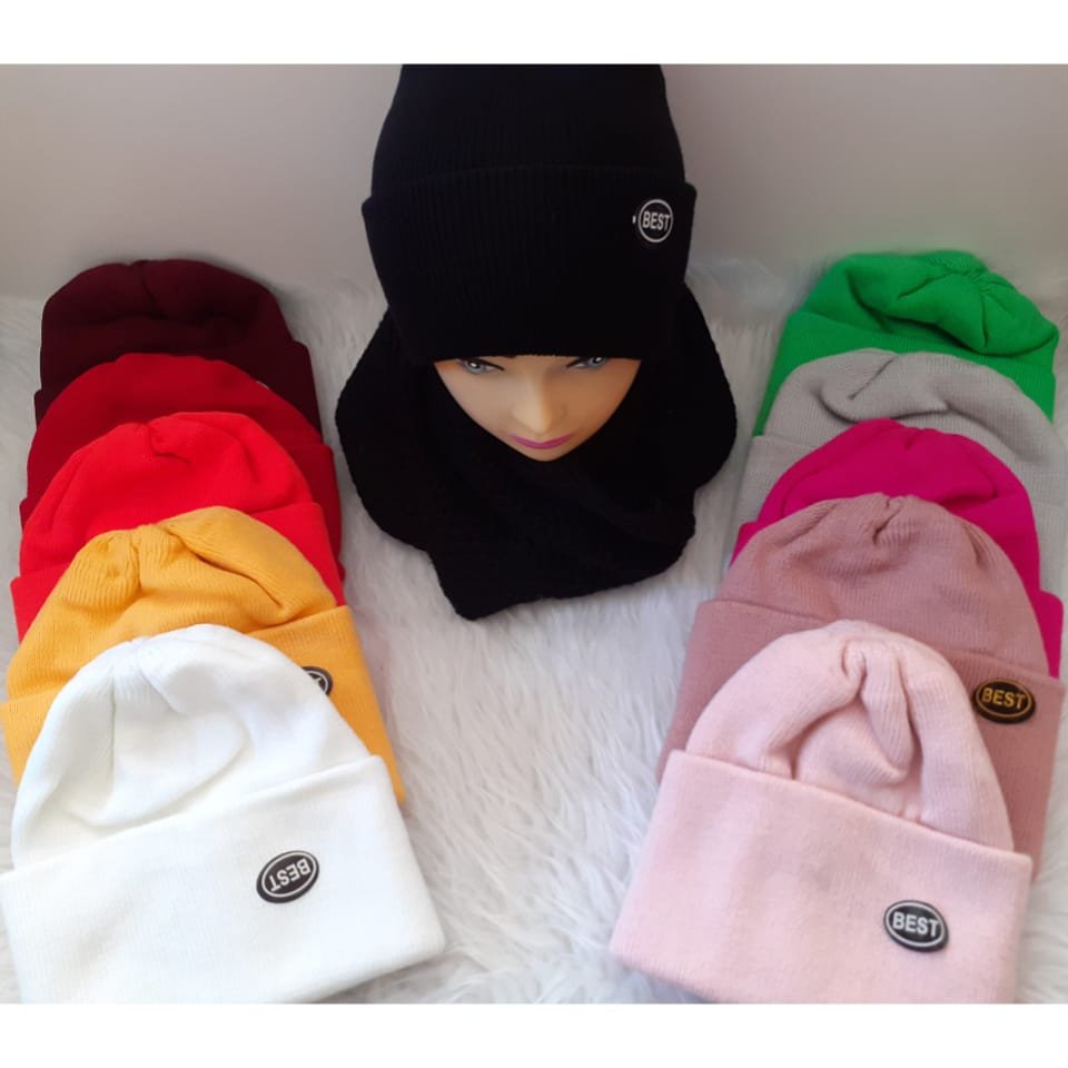 کلاه بافتنی  best اسپرت زنانه و مردانه رنگی و مشکی