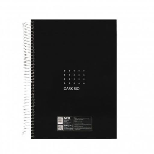 دفتر سیمی 160 برگ پاپکو جلد سخت مدل 617701