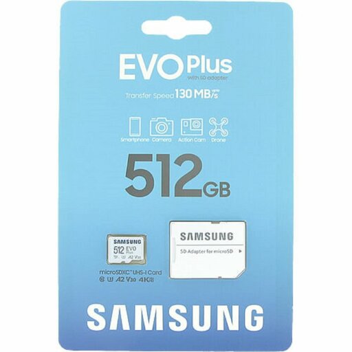 کارت حافظه 512گیگ سامسونگ evo plus A2 V30 و pro plus