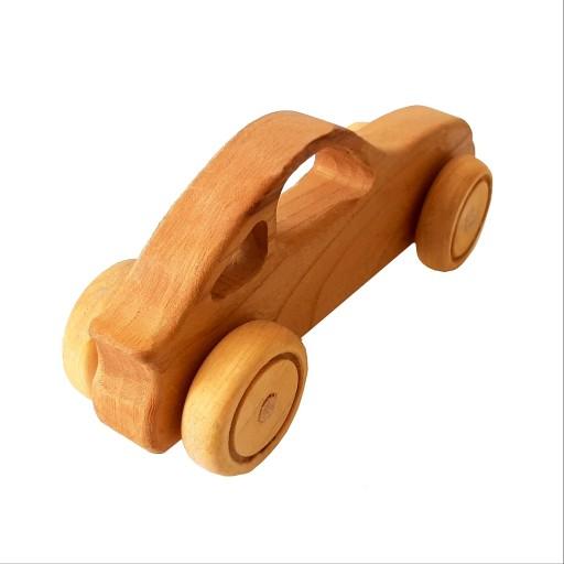 اسباب بازی چوبی طرح سواری رنگ چوب