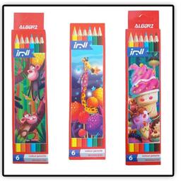 مداد رنگی 6 رنگ جعبه مقوایی البرز