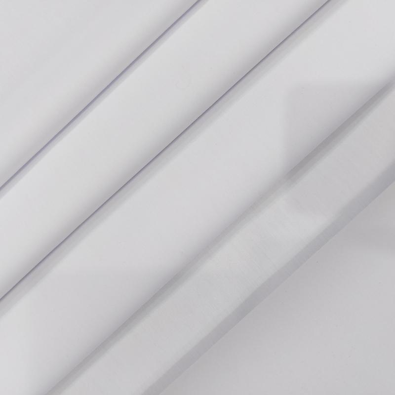 پارچه تترون کمند ساده تک رنگ سفید عرض 90 سانتی متر طول 1 متر رزاق