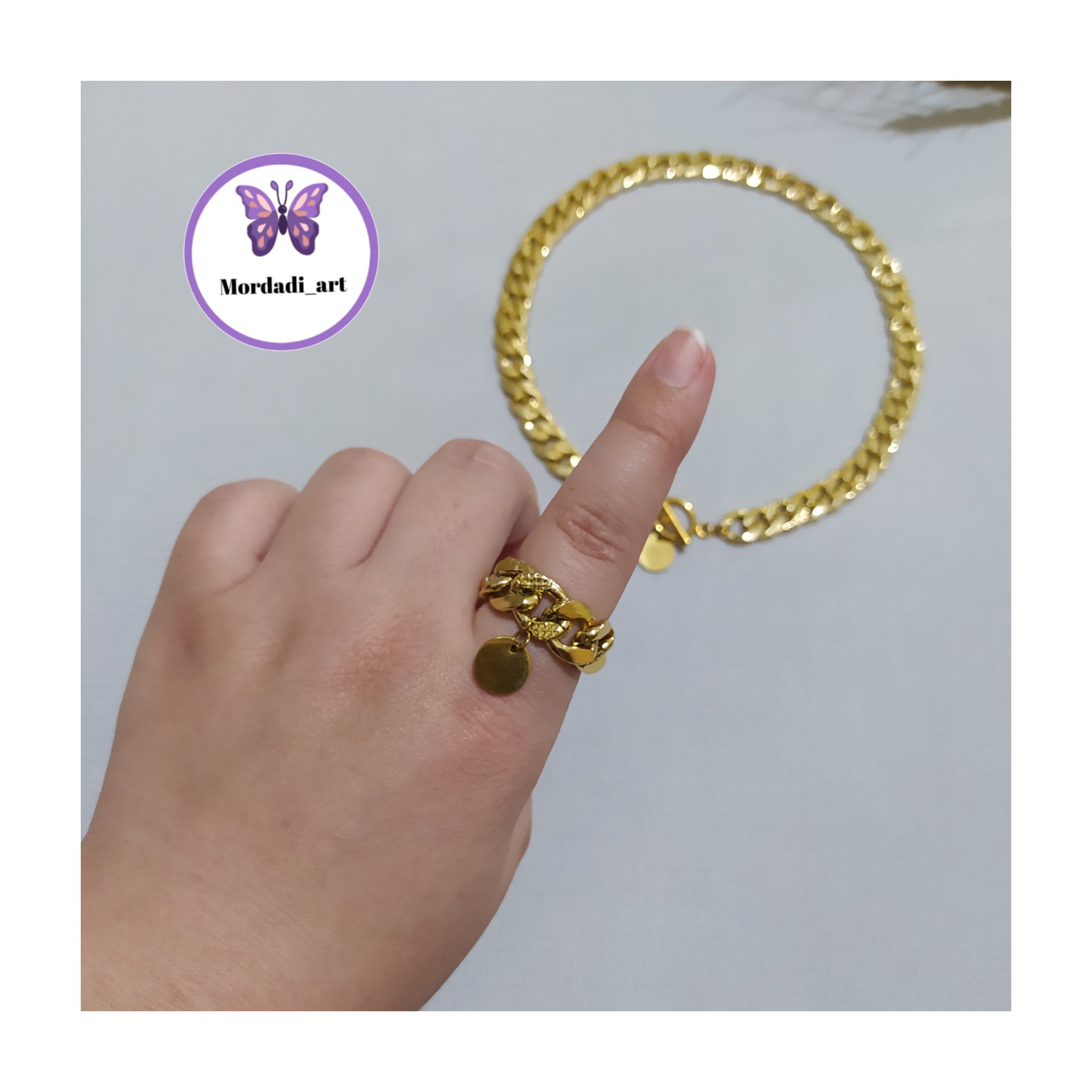 ست گردنی و انگشتر کارتیر وسکه