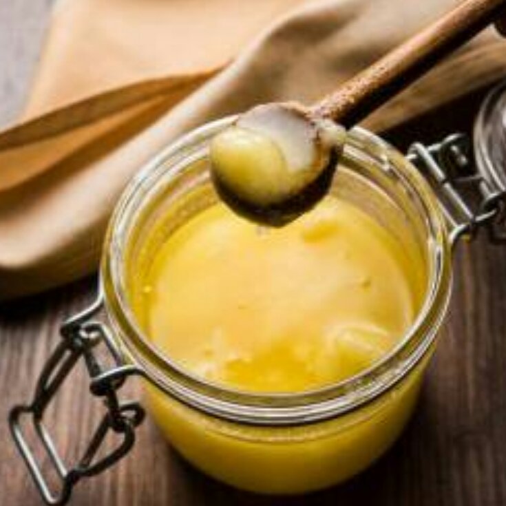 روغن زرد گاوی ممتاز یک کیلو فدک (کره خامه)