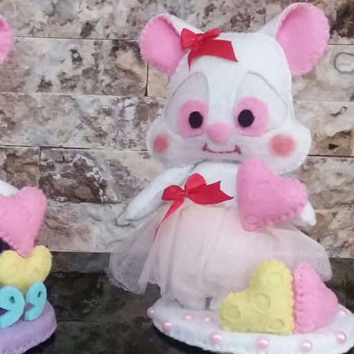 عروسک های موش پایه دار برا تزین و هدیه زیبا و رنگ بندی متنوع