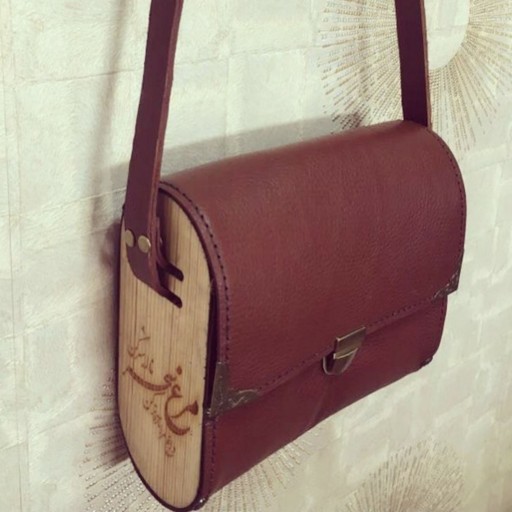 کیف زنانه طبله چوبی