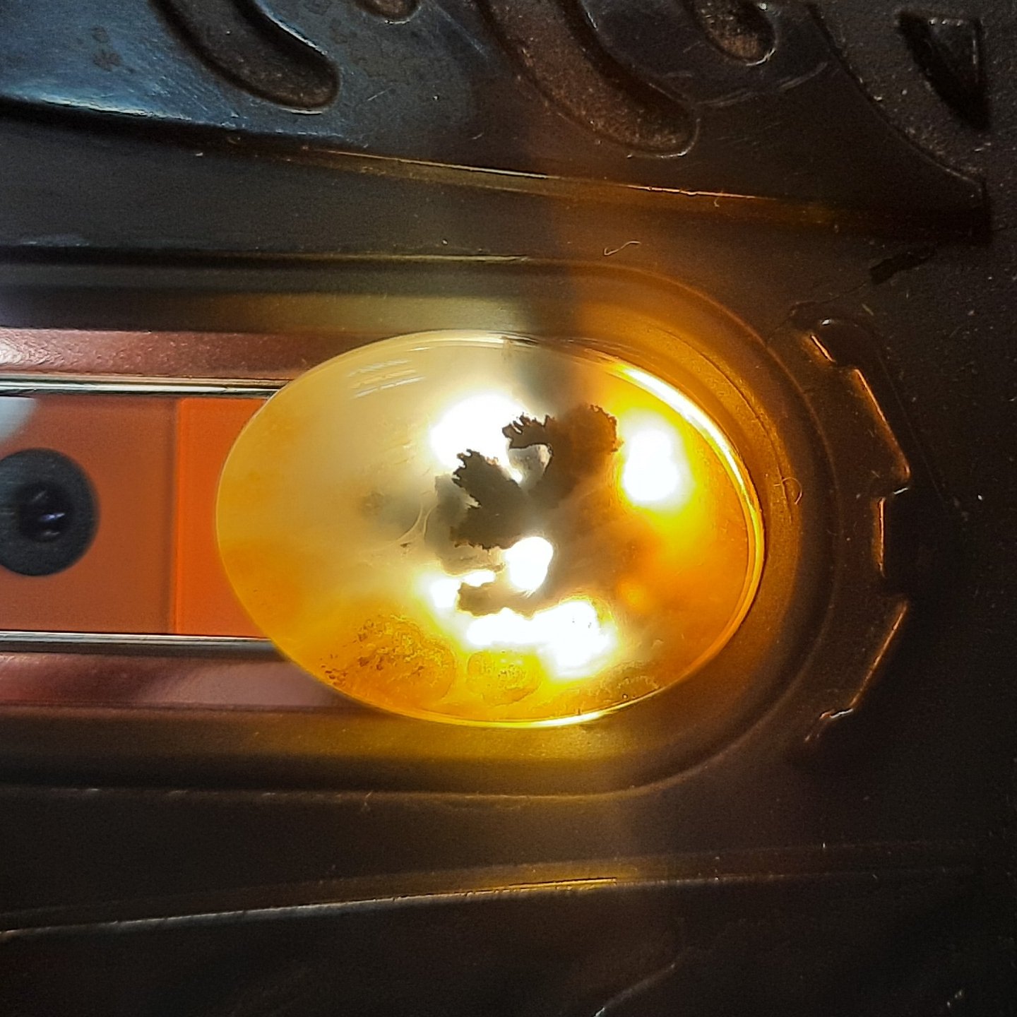 نگین عقیق خراسان تراش دست کدn286