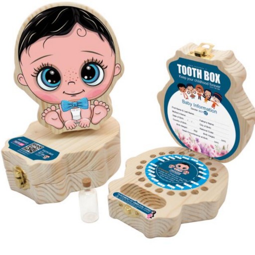 جعبه نگهدارنده دندان شیری کودک (پسرانه)