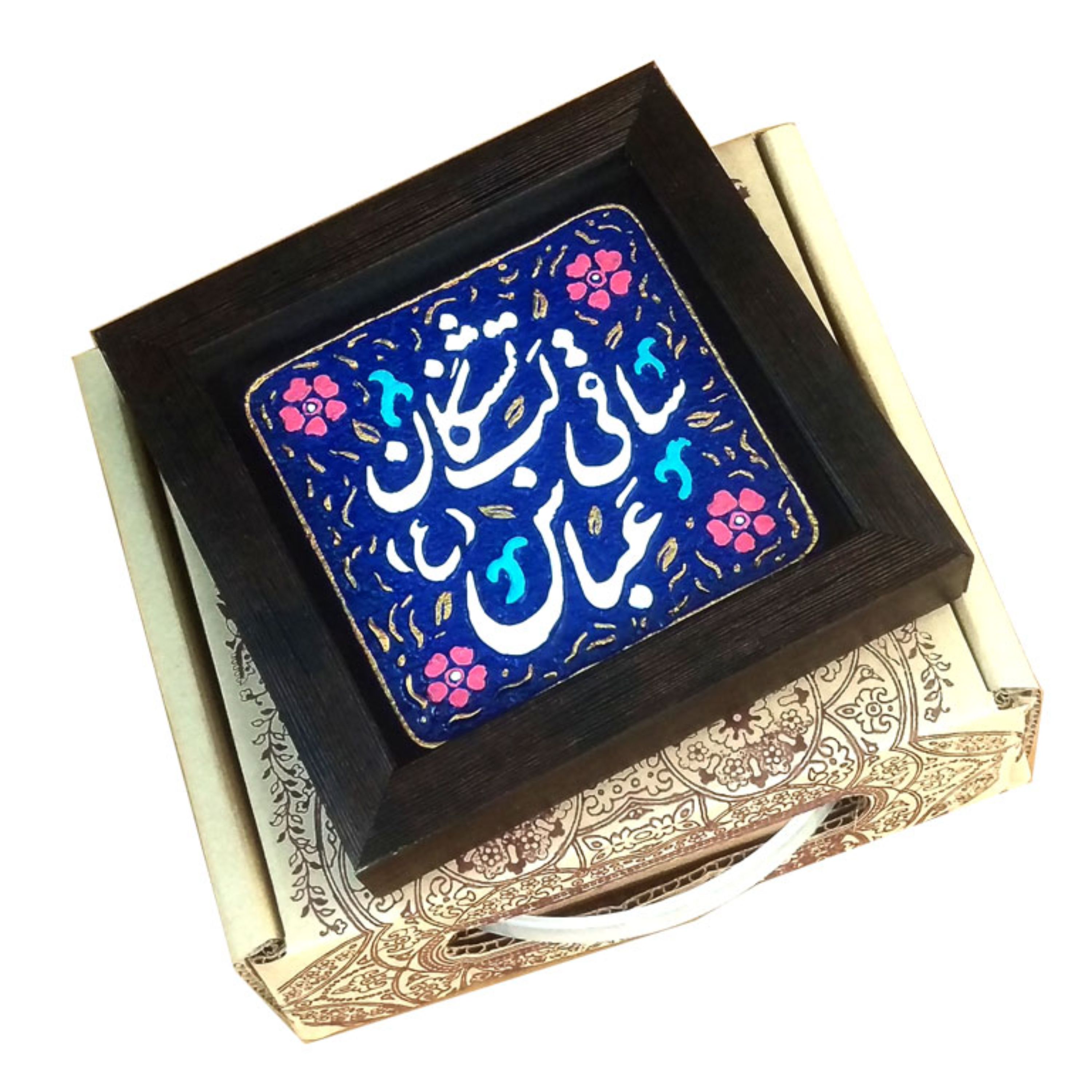 کتیبه نقش برجسته لوح هنر طرح ساقی لب تشنگان کد 146