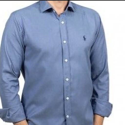 پیراهن مردانه ساده رسمی رنگ آبی تیره سایز 3ایکس لارج موجوده