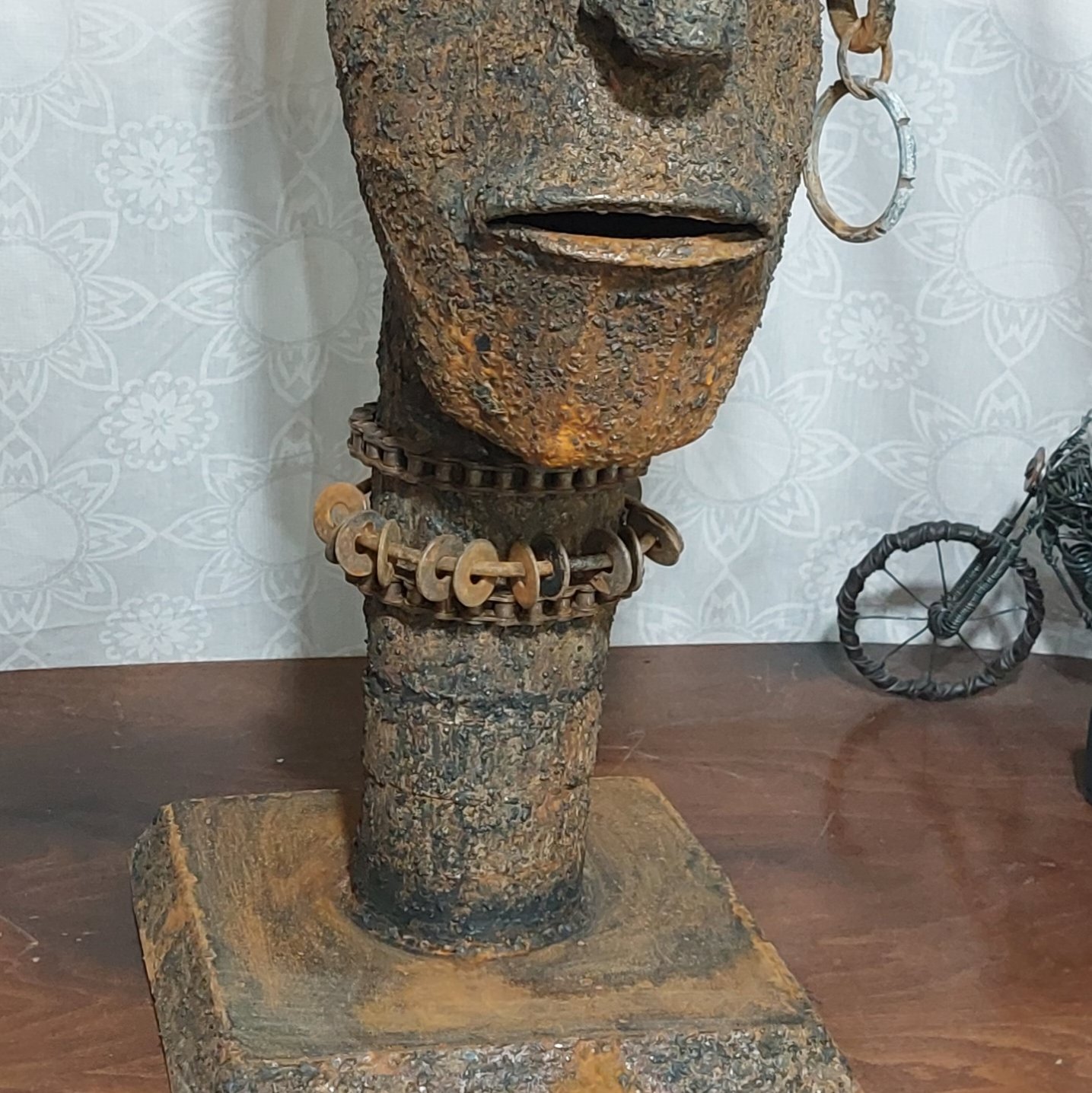 تندیس فلزی  سرخپوست 