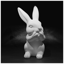 خرگوش تزئینی - اسباب بازی- سفره هفت سین - عید نوروز - سال خرگوش- پرینت سه بعدی 