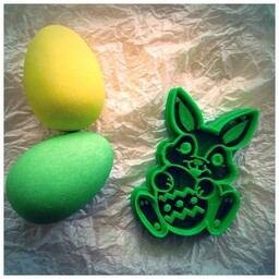 قالب شیرینی و کوکی - عید نوروز  - مدل خرگوش - پرینت سه بعدی 