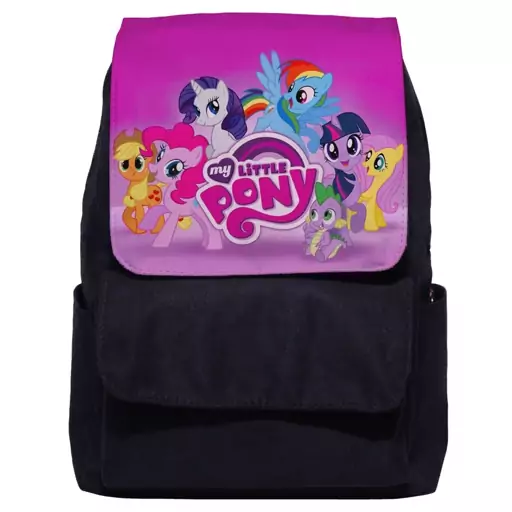 کوله پشتی دخترانه طرح پونی کد pony