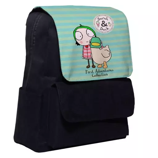 کوله پشتی دخترانه طرح سارا و اردک Sarah and Duck