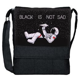 کیف دوشی طرح فضانورد و موشک فضایی کد سیاه غمگین نیست black is not sad