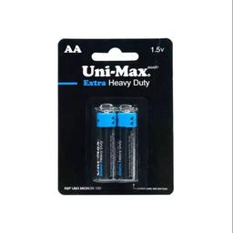باتری قلمی یونی مکس Uni-Max سری Extra Heavy Duty مدل R6P UM3 Mignon 15D