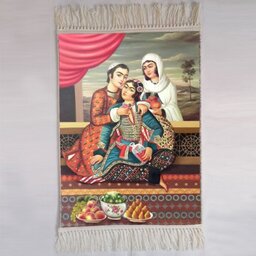 تابلوفرش چاپی نقاشی ایرانی سایز 50در70 (2)