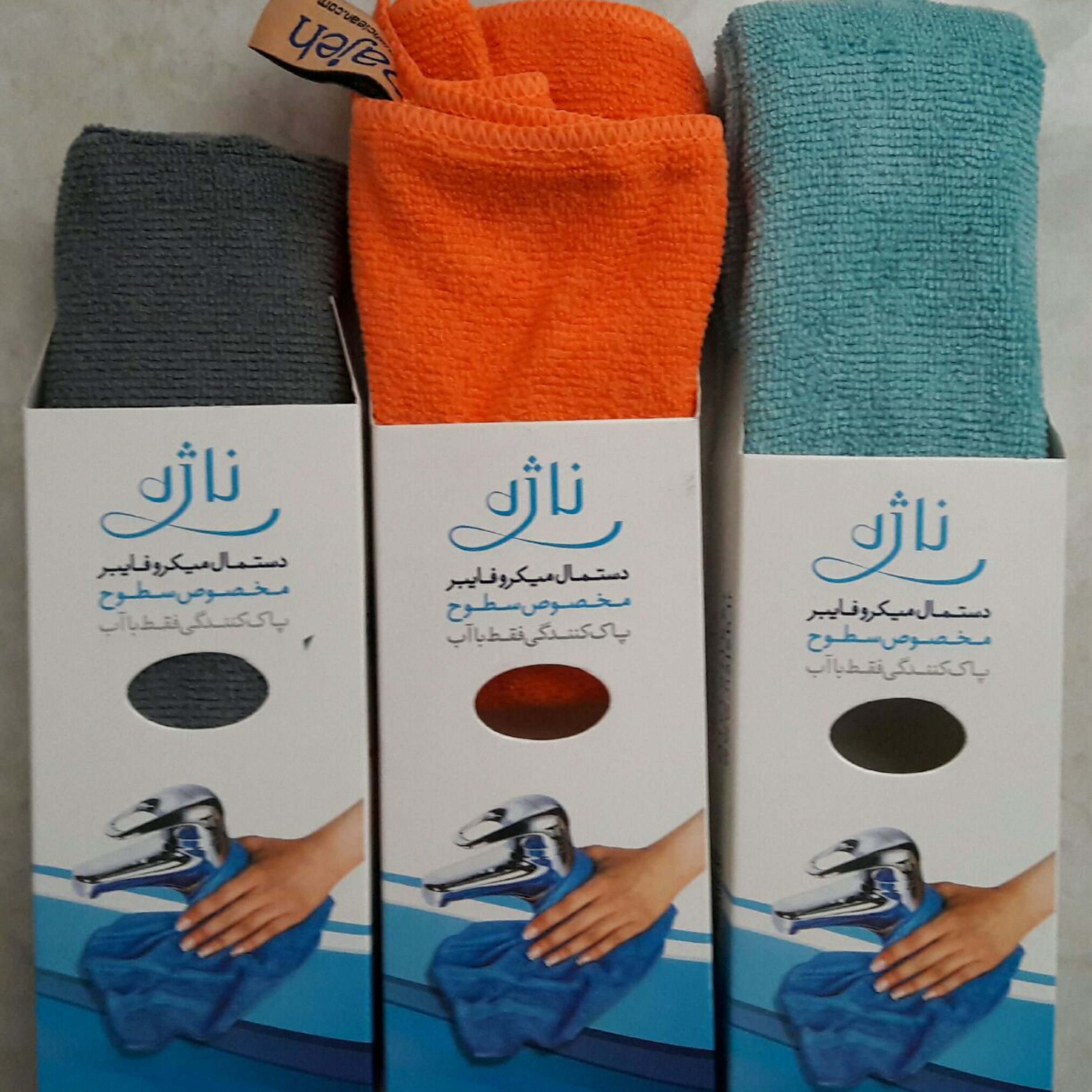 دستمال ناژه مخصوص سطوح اصلی سایز 30در50 همه کاره بدون پرزدهی