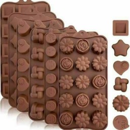قالب شکلات سیلیکونی دوعددی 