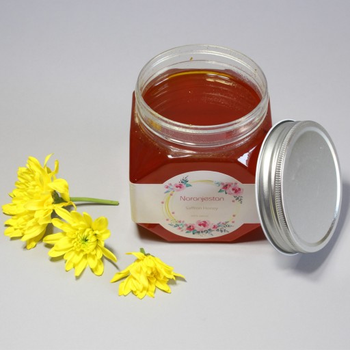 عسل زعفران کاملا طبیعی و خام (1000 گرم)