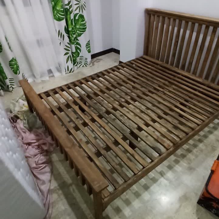 تخت خواب  چوبی نراد چوب روس تک نفره دونفره