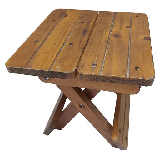 چهارپایه چوبی تاشو 