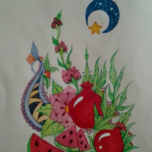 تابلو نقاشی یلدای من