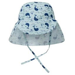 کلاه تابستانی بچگانه برند آلمانی lupilu سایز 0تا2 ماه آبی کلاه لوپیلو 