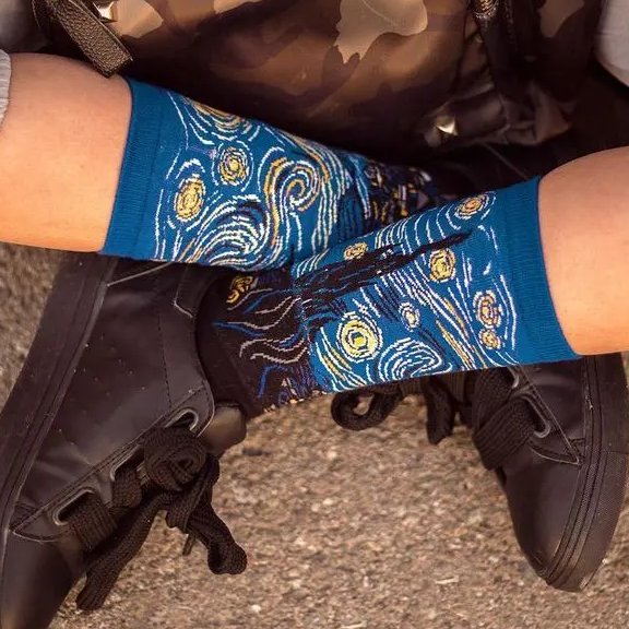 جوراب شب پرستاره ساقدار اثر استاد ونگوگ