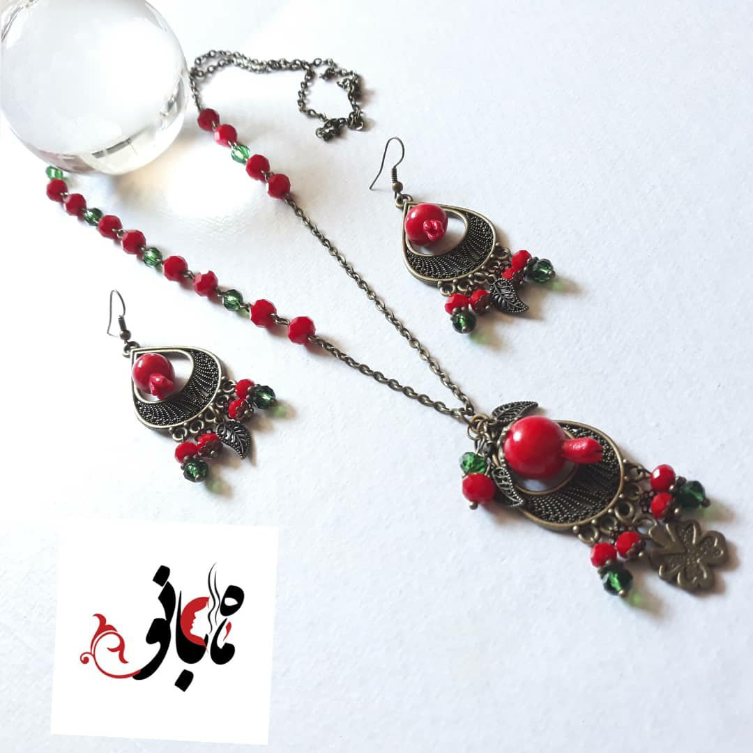 نیم ست یلدایی اناری