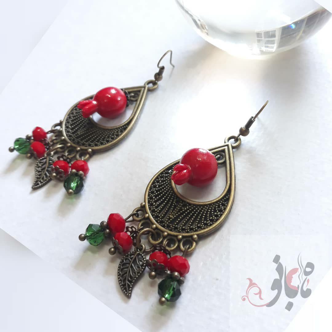 نیم ست یلدایی اناری