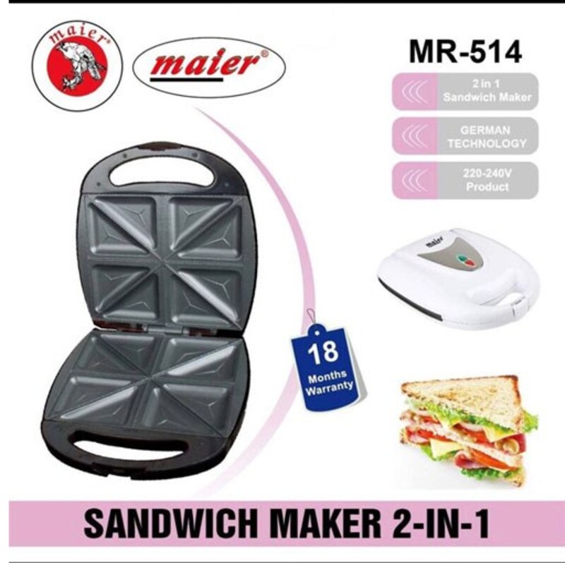 ساندویچ ساز 2 کاره مایر مدل MR-514(1و5)