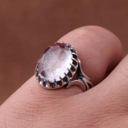 انگشتر در نجف تراش الماسی مردانه اصل ( انگشتر مردانه )