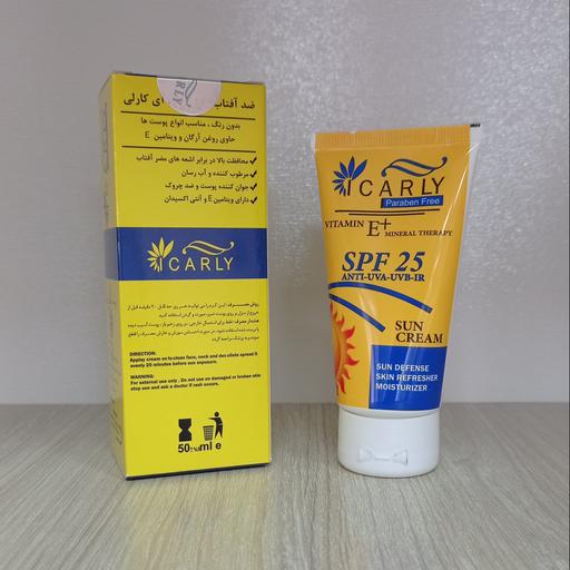 ضد آفتاب SPF25 بی رنگ I CARLY 