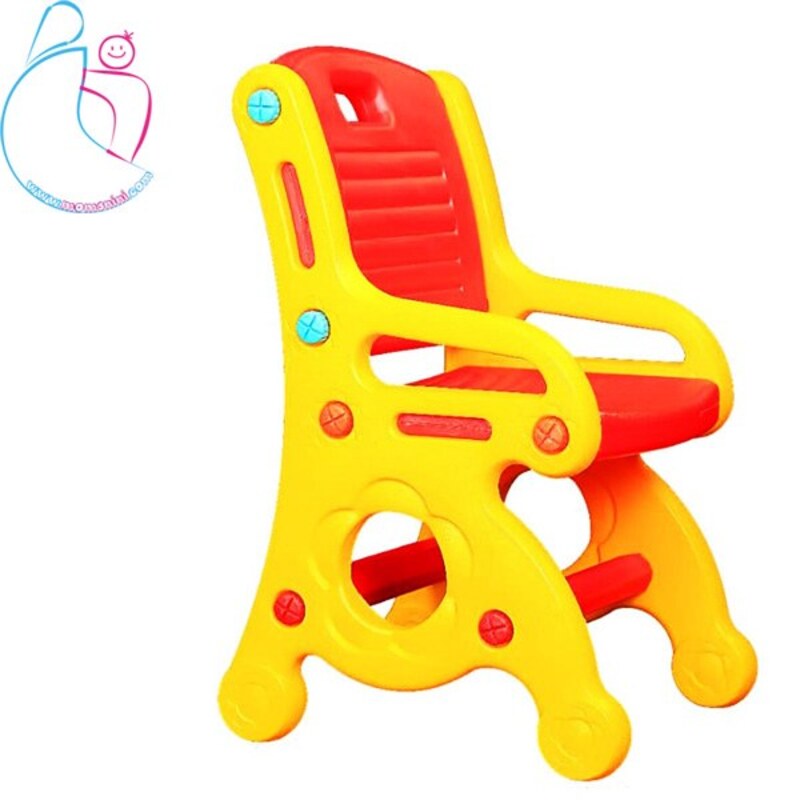 صندلی کودک مانلی مدل زرد - قرمز