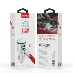 شارژر فندکی الدینیو مدل ldnio dl-c29(های کپی)