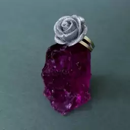 انگشتر رزینی گل رز   Rose