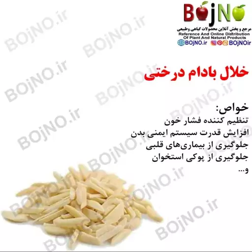 خلال بادام درختی 50 گرمی