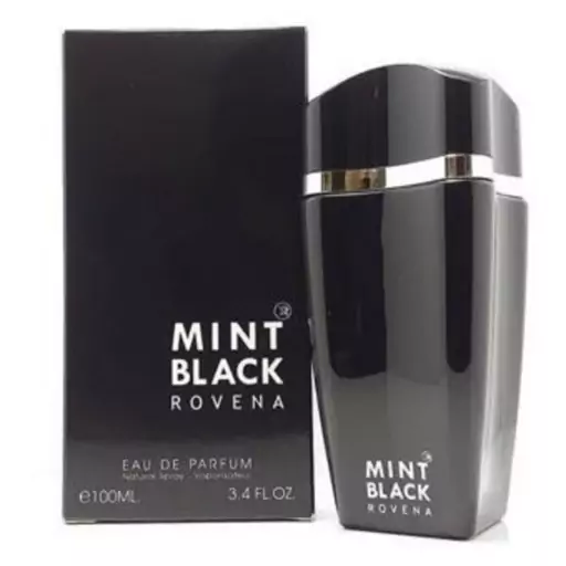 ادکلن  مینت بلک روونا مردانه (مونت بلنک امبلم مشکی) Rovena Mint Black