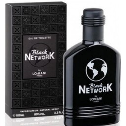 ادکلن بلک لومانی نتورک حجم 50 میل LOMANI - Black Network 