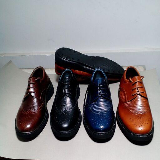 کفش مردانه طبی چرم طبیعی ( اسم کفش کد156) زیرهpuساخت زیلان با استاندارد جهانی
