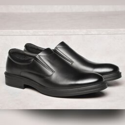 کفش مردانه مدل رابر بدون بند تمام چرم طبیعی ام پی در دو رنگ مشکی و قهوه ای و سایزبندی 40تا44 