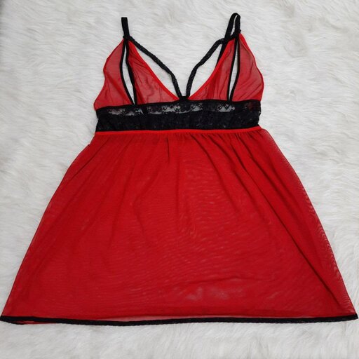 لباس خواب زنانه سایز بزرگ مناسب سایز 44تا 48 رنگ مشکی و قرمز و سورمه ای کد1530و L9139