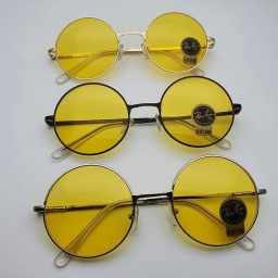 عینک شب مردانه و زنانه(رنگ زرد)