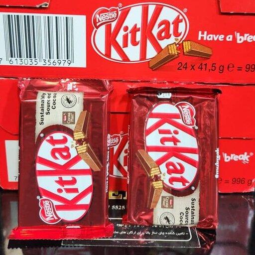 شکلات کیت کت(Kit Kat)چهار انگشتی(عمده و قیمت بسته ای24 عددی
