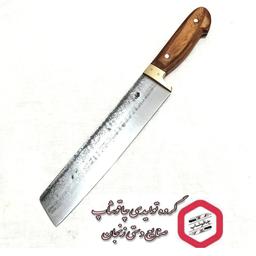 چاقوی سرآشپز مدل ناگیری ژاپنی سایز 1 (از فنر فولاد پرکربن)