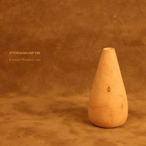 گلدان زینتی چوبی از جنس چوب توسکا